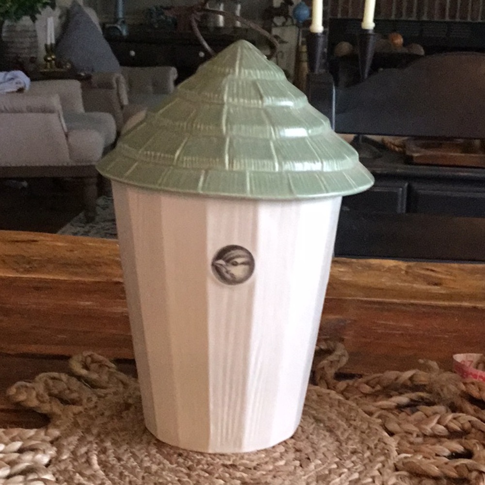 Vintage Pfaltzgraff Naturewood Birdhouse Cookie Jar